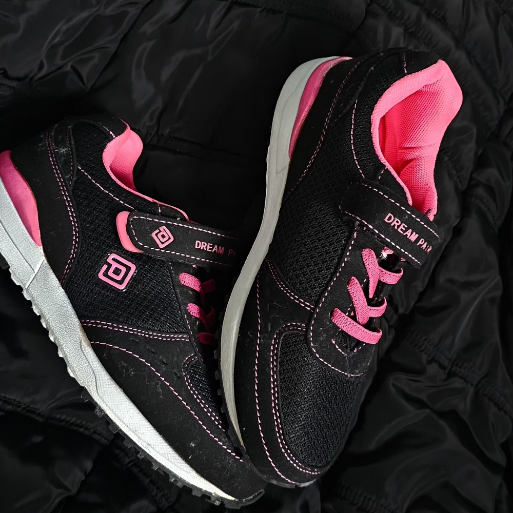 Dream Pairs Kids Sneakers Black Pink